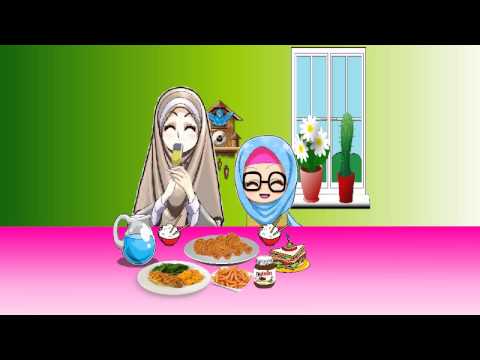  Animasi  Adab Makan  YouTube