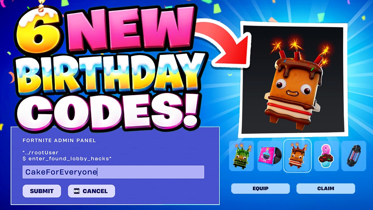 EVERY *NEW* BIRTHDAY Lobby Hack Code! (6 CODES)