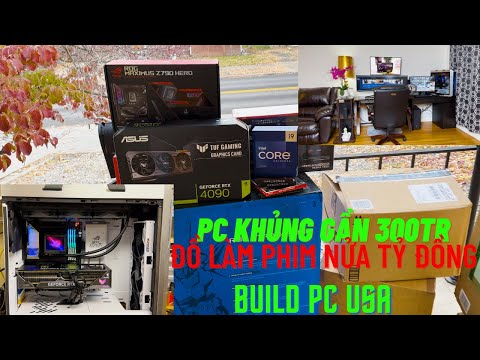 Build PC Khủng Ở Mỹ Core I9 13900k Vs 4090. Máy Tính DD Mạnh Nhất Thế Giới Hiện Nay 10/2022 Series 9