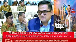 AHLI PARLEMEN INDONESIA BUKA SUARA TENTANG MALAYSIA SATU DEWAN TERTUNDUK MALU