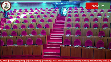 LIVE SENATE PLENARY TUESDAY, 21ST  0F OCTOBER 2025.