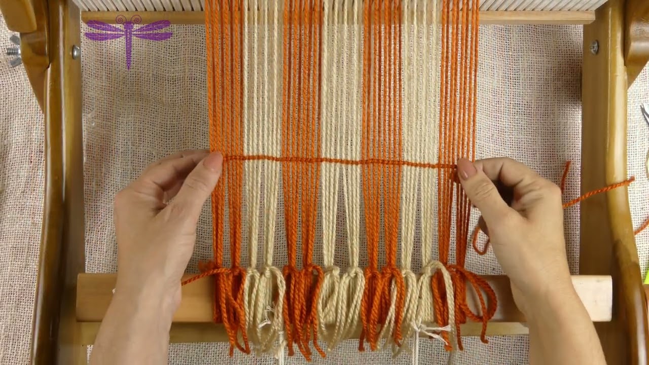 Cadeneta en telar de Peine