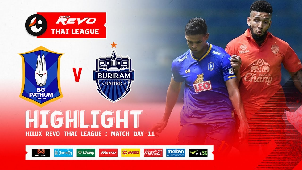 ไฮไลท์ บีจี ปทุม ยูไนเต็ด พบ บุรีรัมย์ ยูไนเต็ด | ไฮลักซ์ รีโว่ ไทยลีก 2021/22 | 06-11-2564