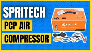 Spritech PCP Air Compressor, Auto-shutoff 4500Psi/30Mpa Oil/Water-Free Set-pressure Air Gun