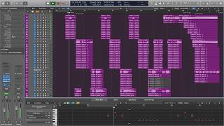 Queen's Bohemian Rhapsody in Logic PRO (Home Studio Recording - One Man Band Cover)