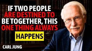IF TWO PEOPLE ARE DESTINED TO BE TOGETHER, THIS ONE THING ALWAYS HAPPENS   l  Carl Jung