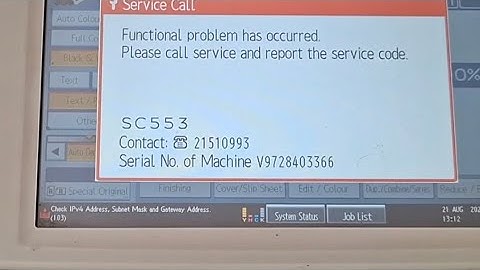Ricoh Error SC553 Fix | Printer Heat Error Ka Asaan Hal | Ricoh Service Mode Secret