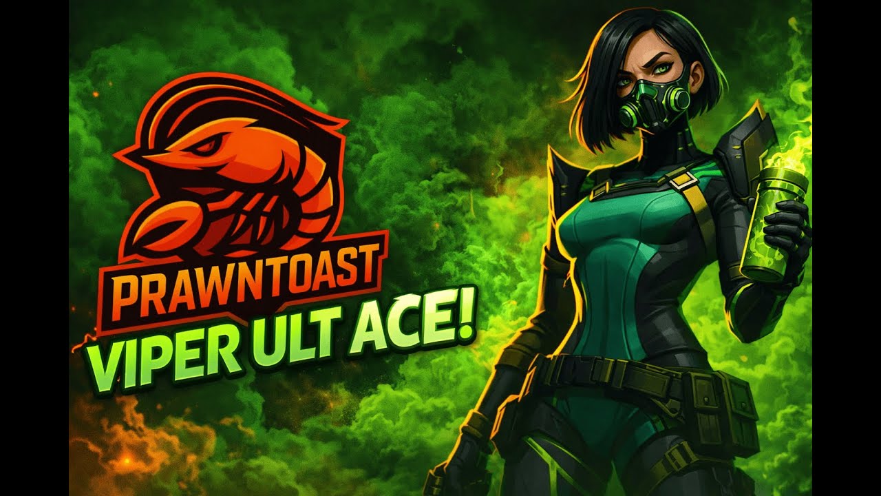 Perfect Viper Ult = Free ACE | Valorant Ranked | Prawntoast Gaming 🦐