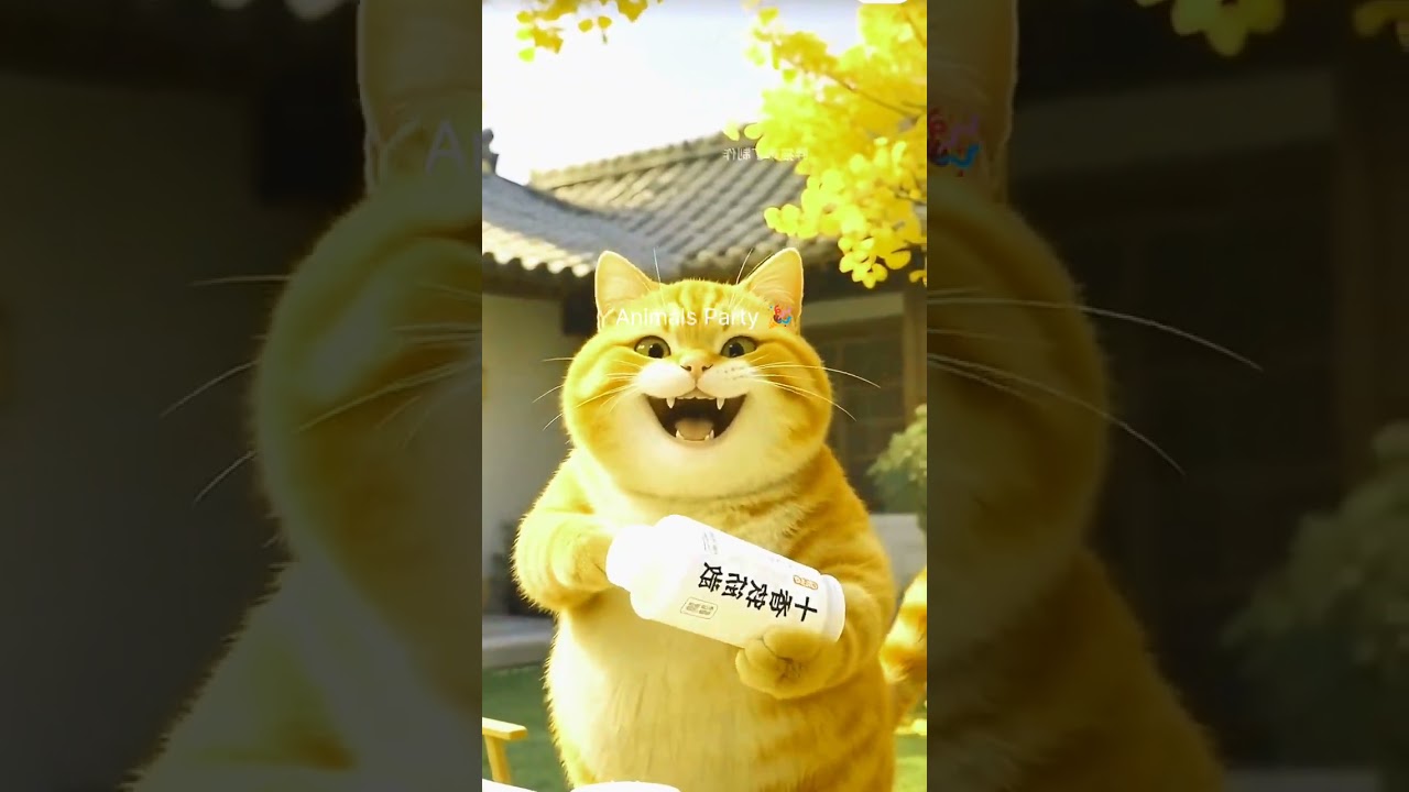 Big Cat Takes Over the City Streets!🎉😊 