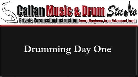 Drumming Day One: How to Play the Drums by Thom Callan