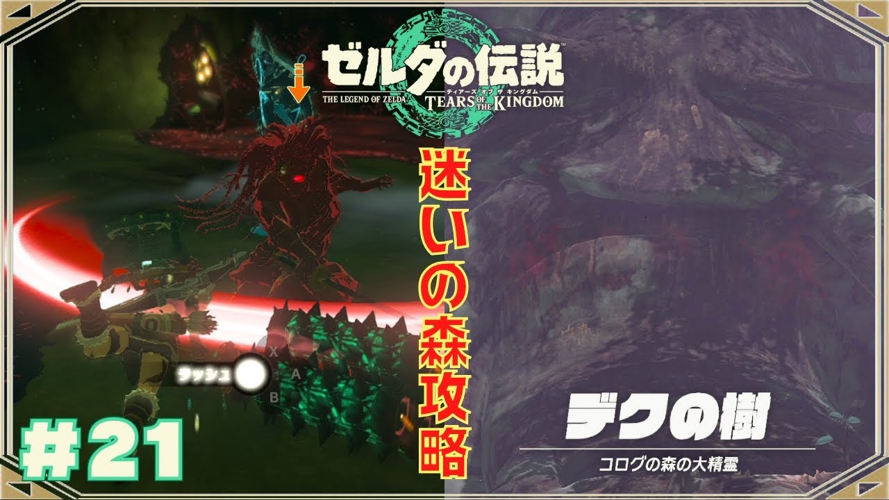 ティアキン】まさかのノーヒント！？迷いの森のコログ達を救出だ#21