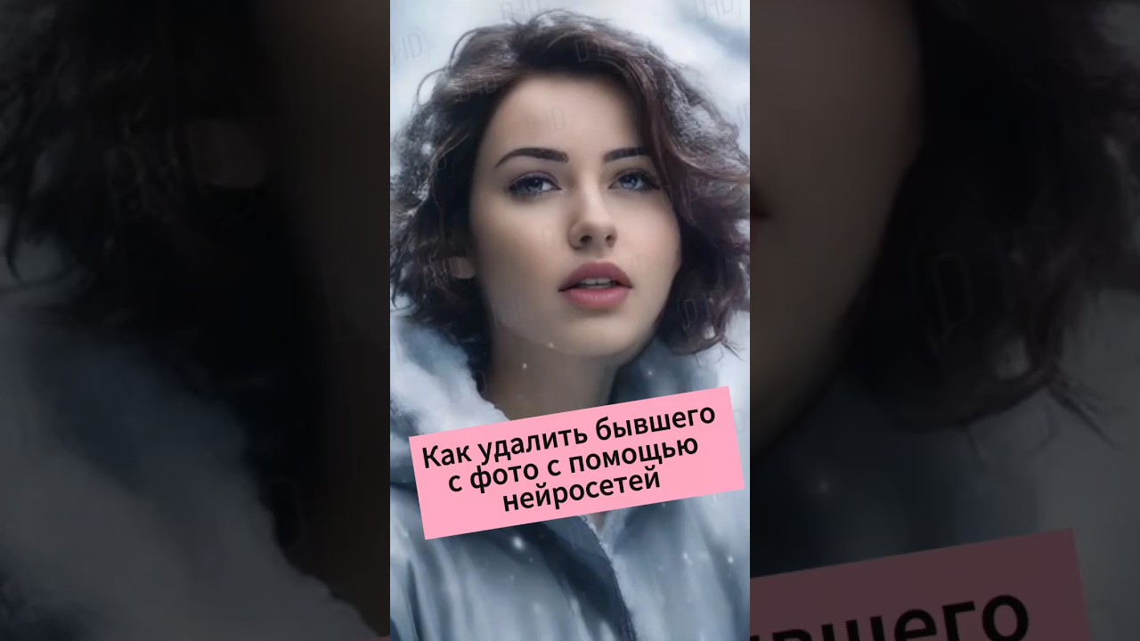 Как удалить бывшего с фото с помощью нейросетей😈 #нейросети # ...