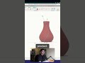This is how to create this 3D Printable Vase #shorts #3dprinting #fusion360