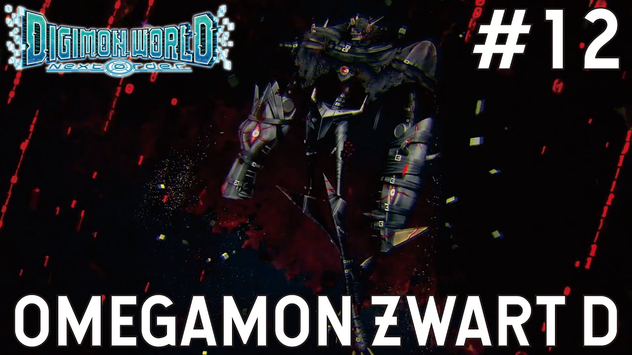 Omegamon Zwart D - Digimon - Digimon World: Next Order - Grindosaur