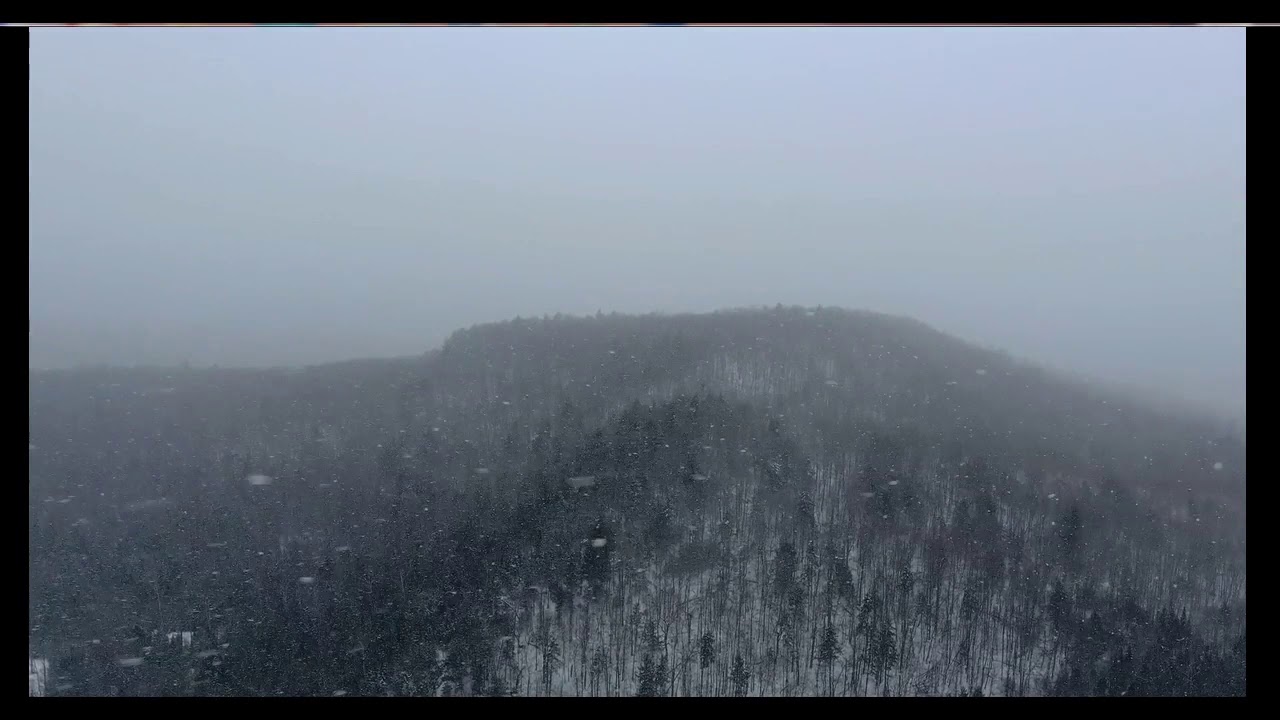 Flurry - mountain snow shower move in - YouTube