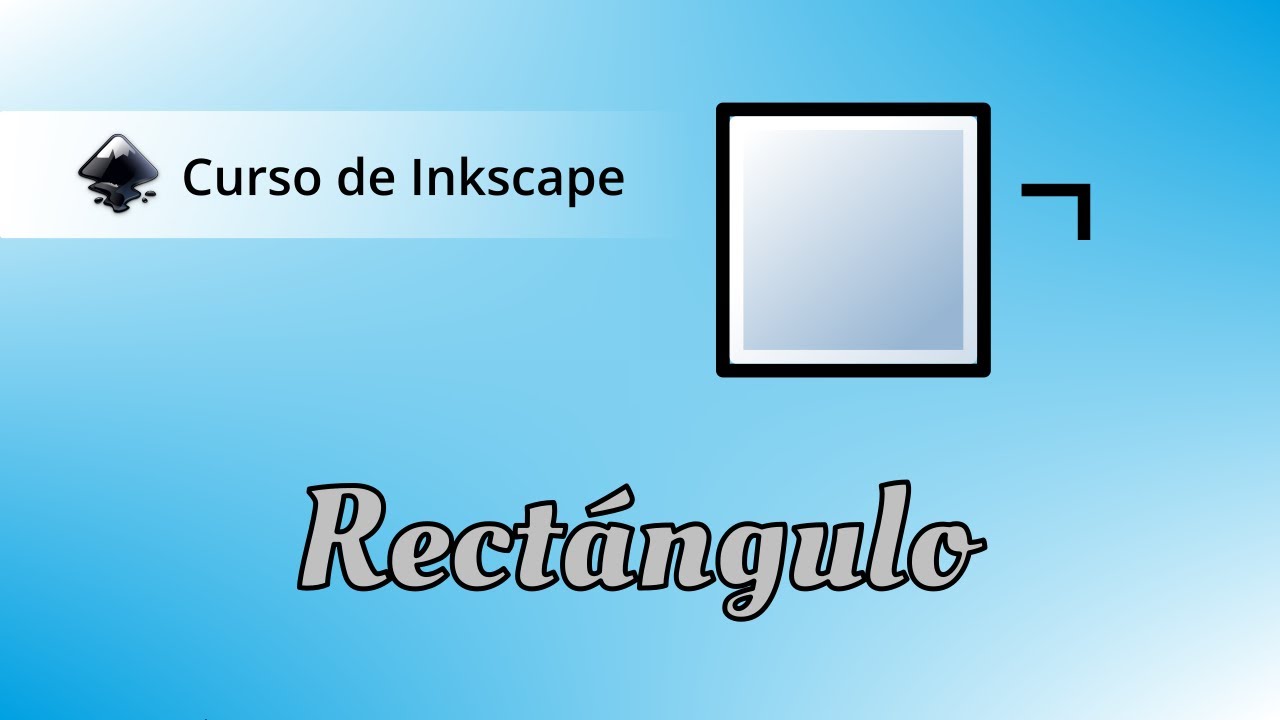 La herramienta rectángulo de Inkscape