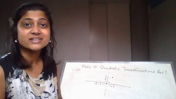 Math 10 Quadratic Transformations Part 1