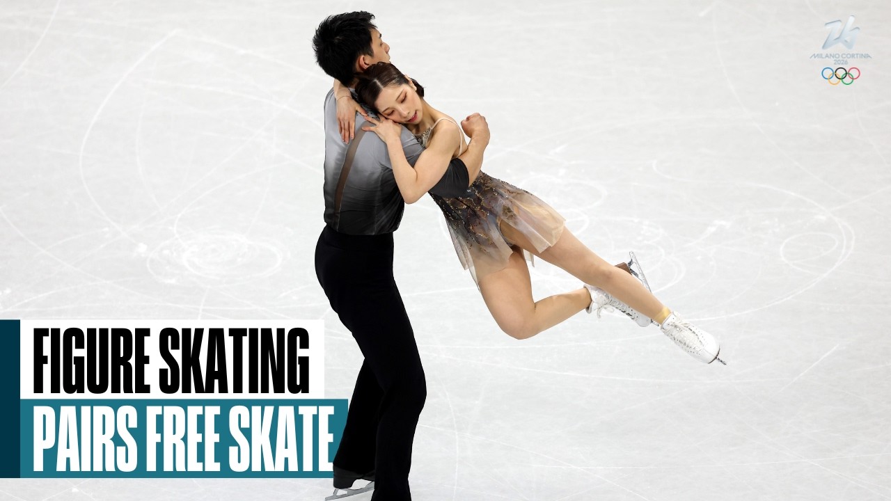 Re-𝙇𝙄𝙑𝙀 Winter Olympics! Pairs Free Skate - Figure Skating | 