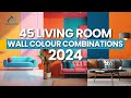 45 Vibrant Living Room Wall Color Combinations for 2024 | Best Color Combinations for Living Rooms
