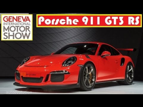 Porsche 911 Gt3 Rs Live Photos At 2015 Geneva Motor Show