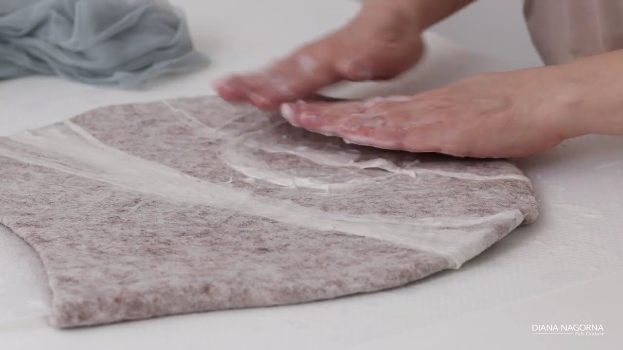 DIY Felted Bag with leather Straps I Step-by-Step Process