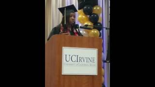 Jazmyne McNeese Commencement Speech for the Class of 2016 UC Irvine