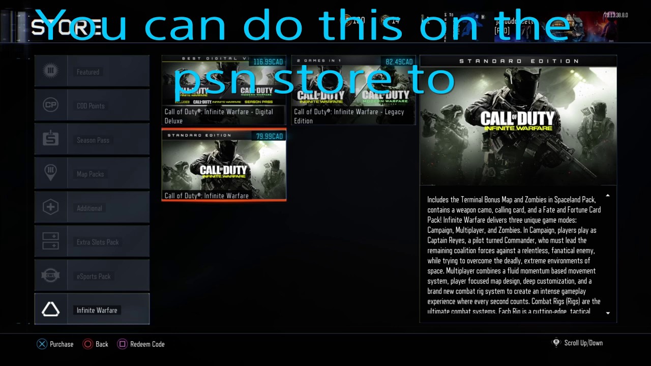 How To Get Infinite Warfare For Free Glitch *WORKING* YouTube