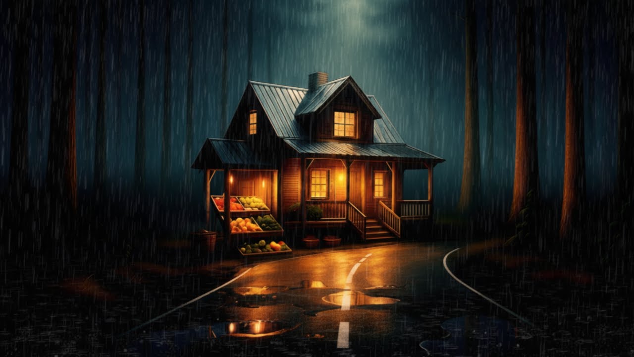 Cozy Cabin Rainy Night – Relaxing Rain & Thunder Sounds for Deep Sleep ...