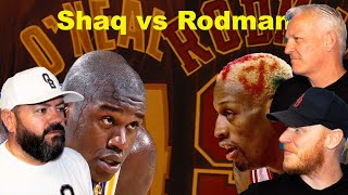 Shaquille O'Neal vs Dennis Rodman Heated Moments REACTION!! | OFFICE BLOKES REACT!!