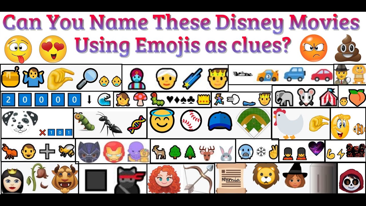 Can You Guess The Disney Movie Using Emojis Guess The Movie Disney My Xxx Hot Girl