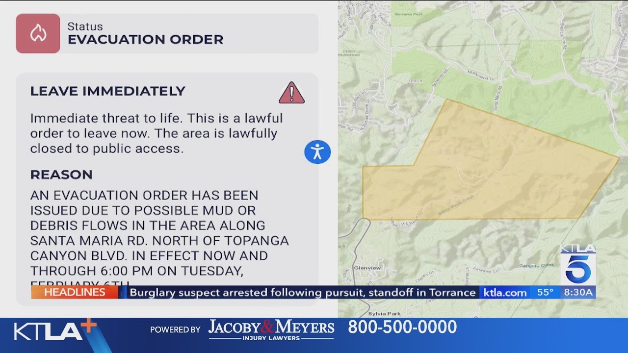 Residents of Sun Valley under evacuation warning as storm hits SoCal ...