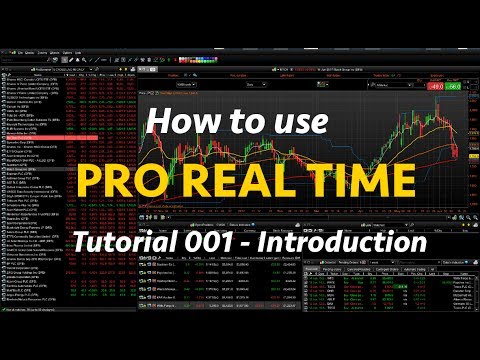 How to use Pro Real Time - Tutorial 001 - Introduction