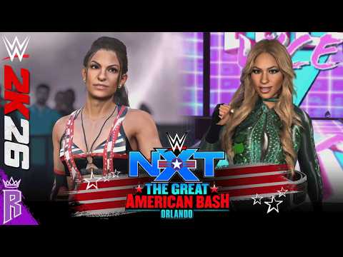 NXT Great American Bash: Lola Vice Vs Kendal Grey #NXTGAB #WWE2K26
