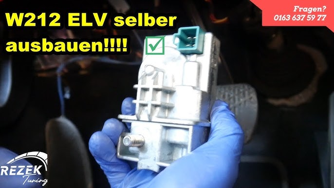 MERCEDES W204 Zündschloss Reparatur EZS / ELV TEIL 1 