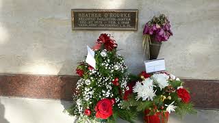 Actress Heather O'Rourke Grave Christmas Tree Westwood Los Angeles California USA December 26, 2024