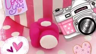 {◕ ◡ ◕} kawaii pink camera charm tutorial screenshot 5