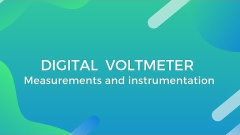 Digital Voltmeter