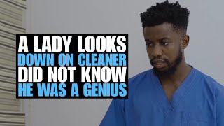 A Lady Looks Down On Cleaner, Did Not Know He Was Genius | Moci Studios