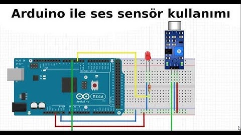 Arduino ile ses sensör kullanımı #5