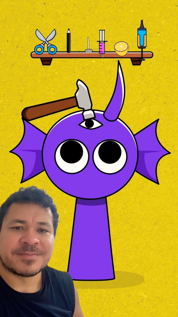 CONSERTANDO O DURPLE #mayumigames #sprunki #shortsvideo #youtubeshorts