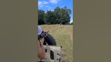 1/2 lb tannerite with AK47