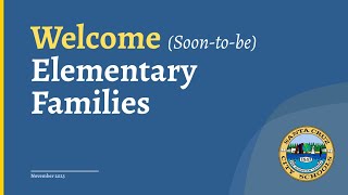 2023 Elementary Preview Webinar (Zoom Recording)