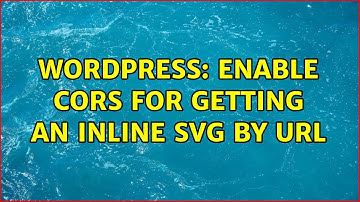 Wordpress: Enable CORS for getting an inline SVG by URL