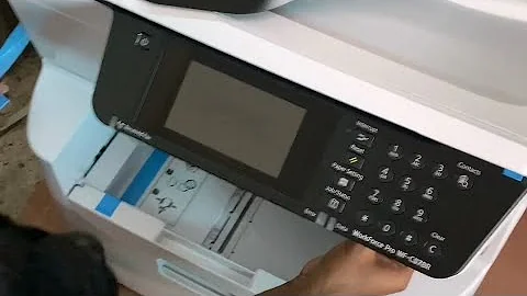 Epson WorkForce Pro WF-C878R Multifunction Color Inkjet Printer full installation setup system video