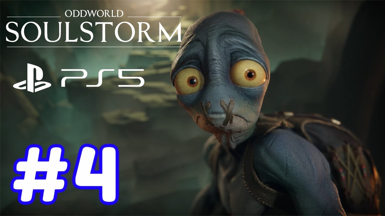 Oddworld Soulstorm- 100% Gameplay Walkthrough Part 4- Found An Antidote At The Funicular!! (PS5)