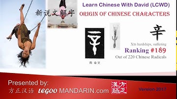 Origin of Chinese Characters - 2281 辜 guilt; crime - Learn Chinese with Flash Cards - trimmed