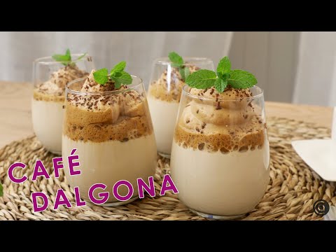 CAFÉ DALGONA ☕🥄 Como hacer este café espumoso 👌 Cocina Abierta