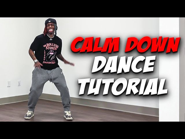 Rema Calm Down Dance Tutorial class=
