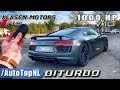 1000HP AUDI R8 V10 PLUS BiTurbo KLASEN Motors 347km/h REVIEW POV on Autobahn by AutoTopNL