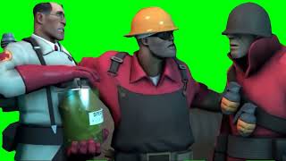 TF2 I Teleported Bread Green Screen